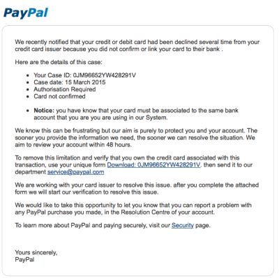 This is the hold reason defined for the authorization response, avs response, or cid response, in that order. Please be affected person. It often takes 30 days for all of us to dispute how to avoid paypal ...