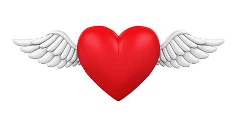 Red Heart With Wings Stock Photo Download Image Now Istock