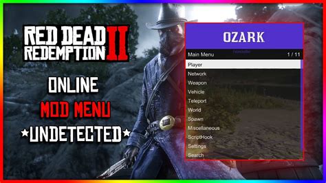 Undetected Red Dead Redemption 2 Online Mod Menu 2021 Ozark May