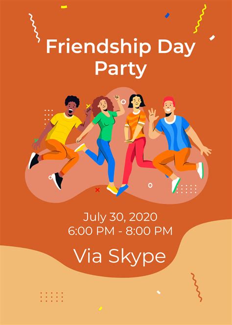 free friendship day templates and examples edit online and download