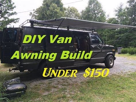 Diy retractable camper van awning build for under $150. DIY Retractable Camper Van Awning Build for under $150 - YouTube (With images) | Van tent, Car ...