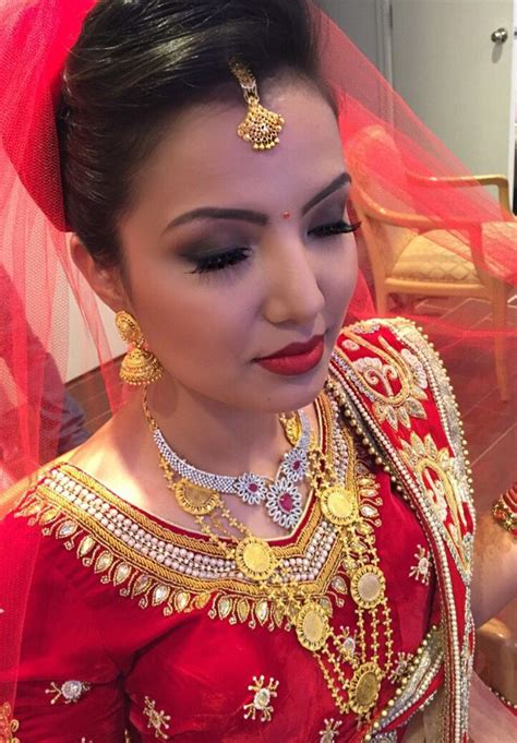 nepali bride makeup and hair by dunia ghabour duniaghabour wedding hairstyles with crown flower