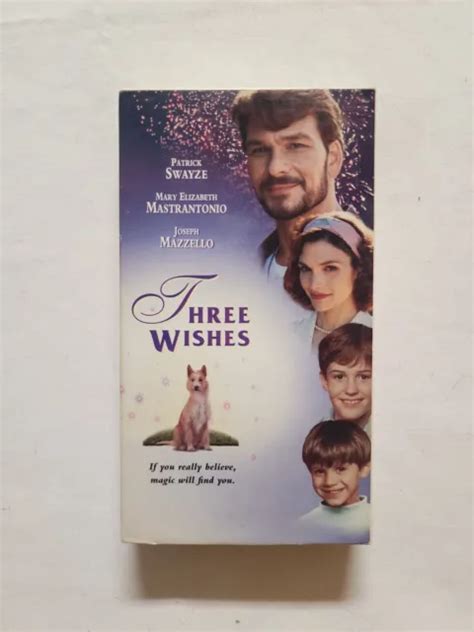 Three Wishes A Patrick Swayze Vhs Tape Completetested See Photos