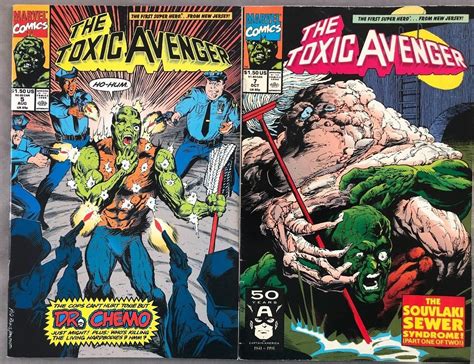 Toxic Avenger Two 2 Issue Lot 5 And 7 Marvel