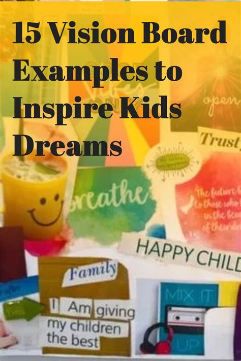 15 Vision Board Ideas For Kids To Visualize Their Goals Vision Board