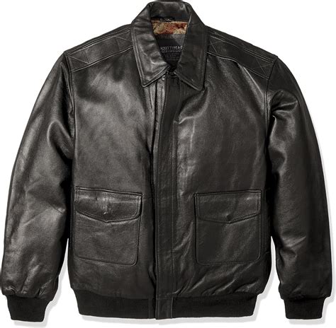 Excelled Leather Mens Big Tall Big And Tall Leather Flight Jacket