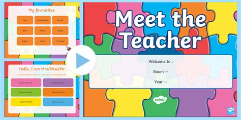 Meet The Teacher Powerpoint Teacher Made Twinkl