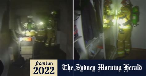 Video Teens Rescued From A Burning Home In Sydney
