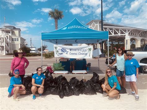World Oceans Beach Cleanup Mississippi Coastal Cleanup