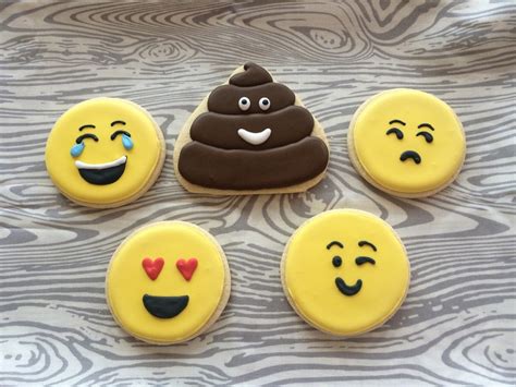Emoji Sugar Cookies 30 Cookies Etsy