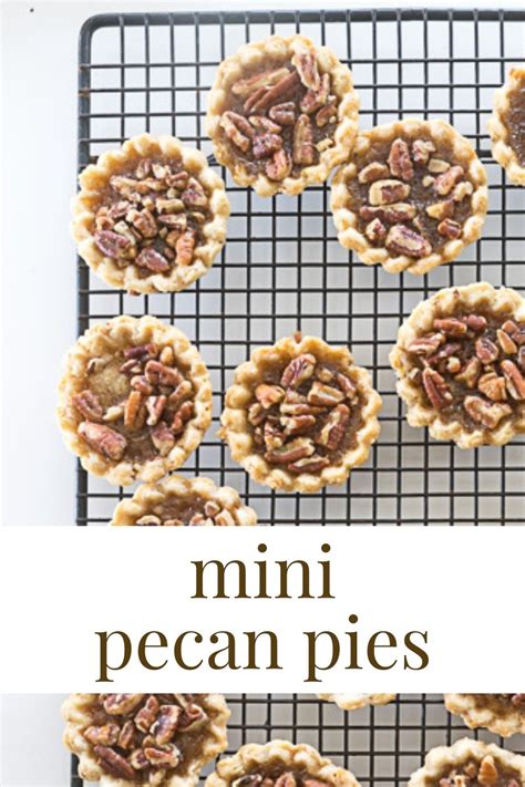 Mini Pecan Pies Nourish And Nestle