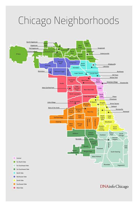 Map Of Chicago Neighborhoods Best Tourist Attractions