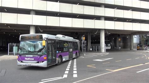 Buses At London Heathrow Airport Youtube