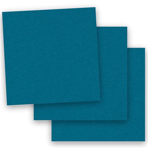Teal 12 X 12 Basis Paper 50 Per Package 104 Gsm 2870lb Text