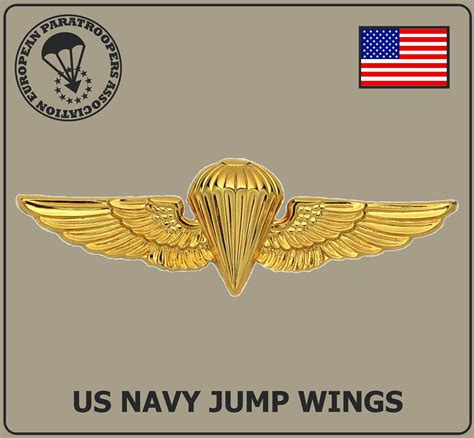 Navy Marine Corps Paratrooper Jump Wing Gold Current Militaria 2001