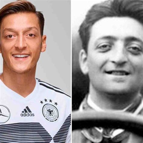 Are Doppelgangers Mesut Ozil And Enzo Ferrari Related Thick Accent