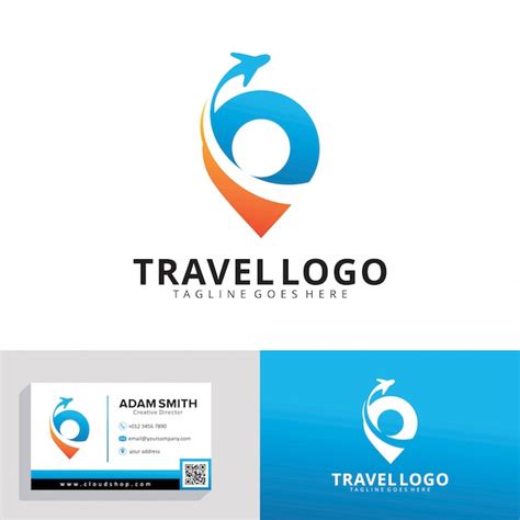 Travel Agency Logo Template Premium Vector