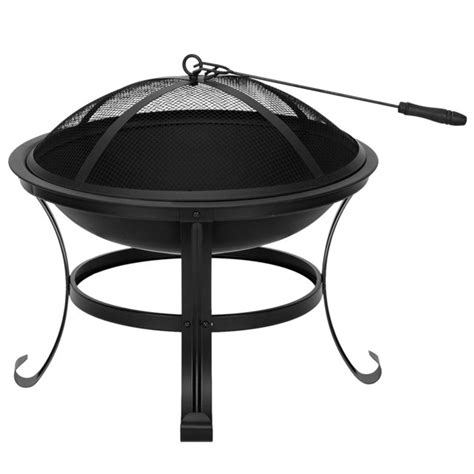22 Inch Grill Fire Pit Outdoor Wood Burning Bonfire Bbq Grill Fire