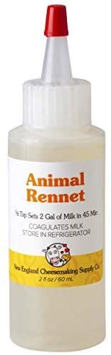 Liquid Rennet - Animal Rennet for Cheese Making (2oz) - Buy Online in