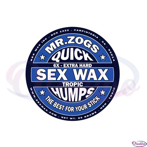 Sex Wax Logo Mr Zogs The Best For Your Stick Svg Cutting Files