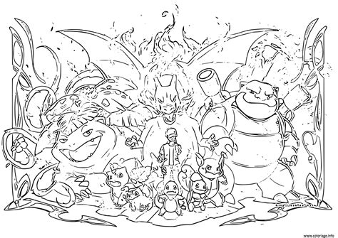 Si tu aimes les personnages populaires tu choisiras sans doute un coloriage pokémon de pikachu. Coloriage pokemon evolution 2019 - JeColorie.com