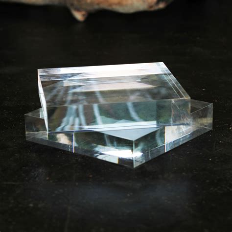 Clear Perspex Blocks For Stunning Floral Displays