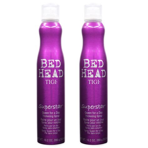 Tigi Bed Head Superstar Queen For A Day Thickening Spr Ay 10 2 Oz 2 Pack