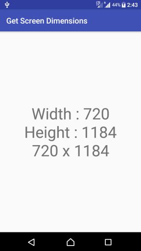 Kotlin Android Get Screen Width And Height