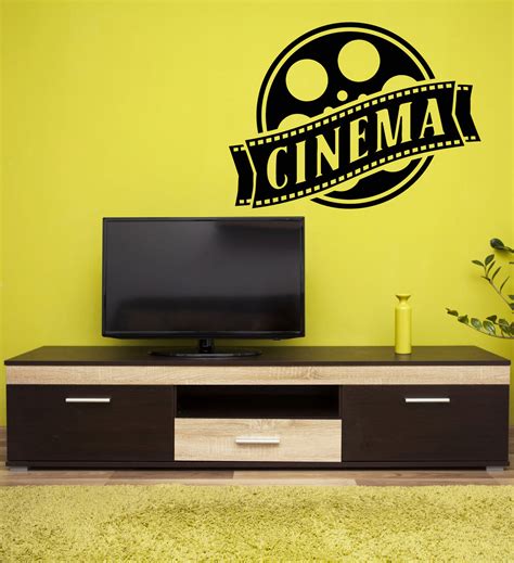 Vinyl Wall Decal Home Cinema Films Movie Theatre Tv Living Room Sticke