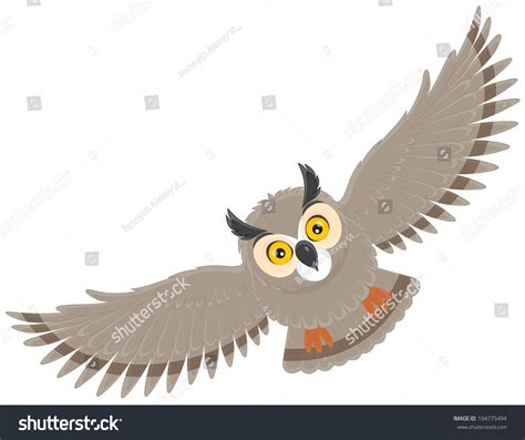 1260 Owl Flying Clip Art Images Stock Photos And Vectors Shutterstock