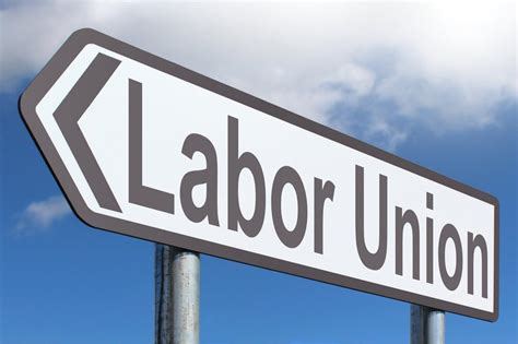 From middle english unyoun, from old french union, from late latin ūniō, ūniōnem (oneness, unity), from latin ūnus (one). Labor Union - Free of Charge Creative Commons Highway Sign ...