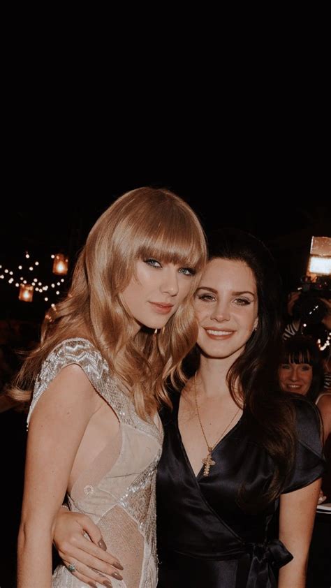 Wallpaper Lana Del Rey And Taylor Swift Cantores Garotas Indústria