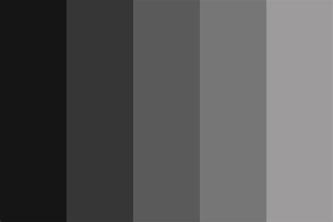 50 Shades Of Gray Color Palette
