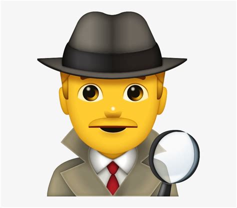 Emoji Detective Free Transparent Png Download Pngkey