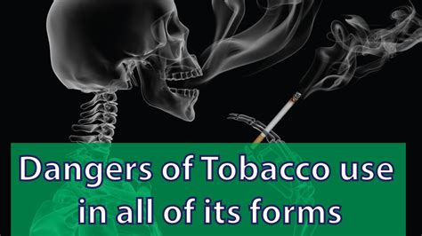 Health Minister Reiterates Dangers Of Tobacco Use Dominica News Online
