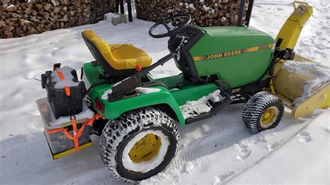 John Deere 265 Snowblower With Power Lift Youtube