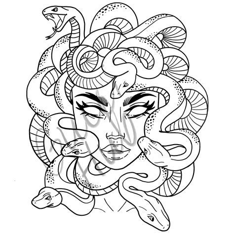 Medusa Tattoo Drawings