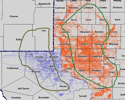 Permian Basin Map Acreage Map Company Map