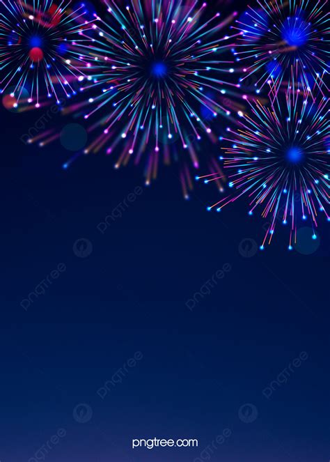 Bright Firework Celebration Party New Year Background Wallpaper Image