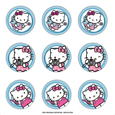 Free Printable Hello Kitty Birthday Party Kits Templates Download