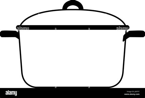 Kitchen Pot Cartoon Saucepan Of To Cooking Stock Vector Image And Art Alamy