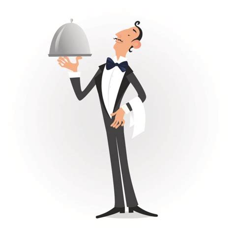 Waiter Illustrations Royalty Free Vector Graphics And Clip Art Istock