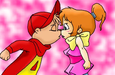 Alvin And Brittany Kissing Alvin And Brittany Alvin And The Chipmunks