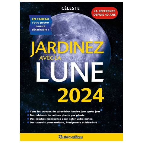 Livre Jardinez Avec La Lune 2024 Conseils Et Calendrier Lunaire