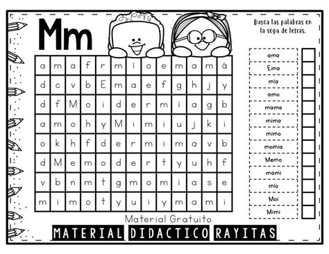 Divertidas Sopas De Letras Con Todas Las Letras Del Abecedario