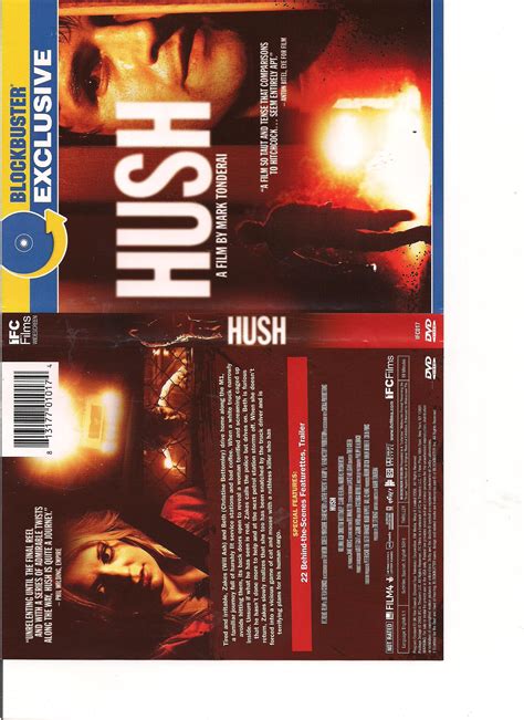 Coversboxsk Hush 1998 High Quality Dvd Blueray Movie