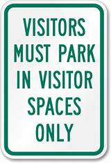 Photos of Signs For Parking Spaces