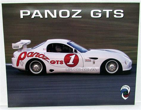 2003 Panoz Gts Custom Race Car Scca Dealer Sales Data Card Handout