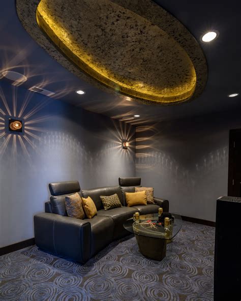 Penthouse Perfection Contemporary Home Theater Minneapolis By