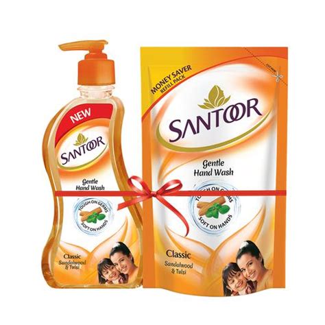 Buy Santoor Hand Wash Classic 215ml Handwash Classic 180ml Online At